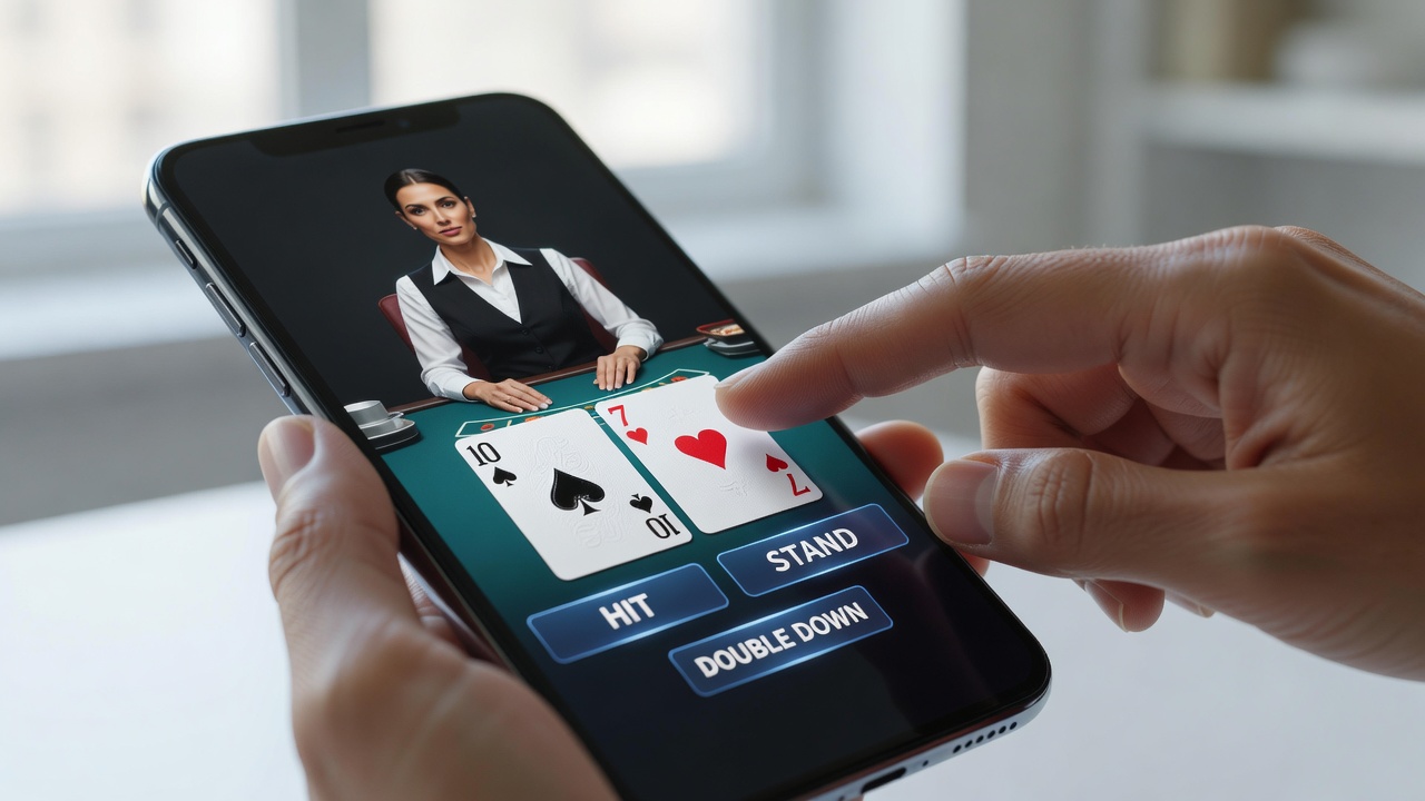 Jak hrát v mobilním kasinu? - živé casino na mobilu