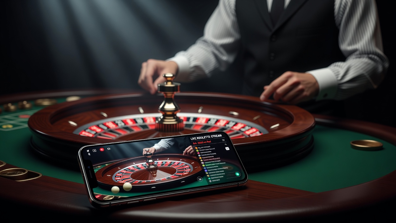 Online casina s ruletou a živým krupiérem - živé casino na mobilu